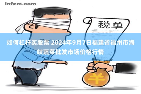 如何杠杆买股票 2024年9月7日福建省福州市海峡蔬菜批发市场价格行情