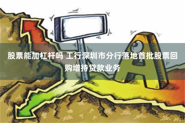 股票能加杠杆吗 工行深圳市分行落地首批股票回购增持贷款业务